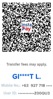 Official GCash QR for sponsor payment